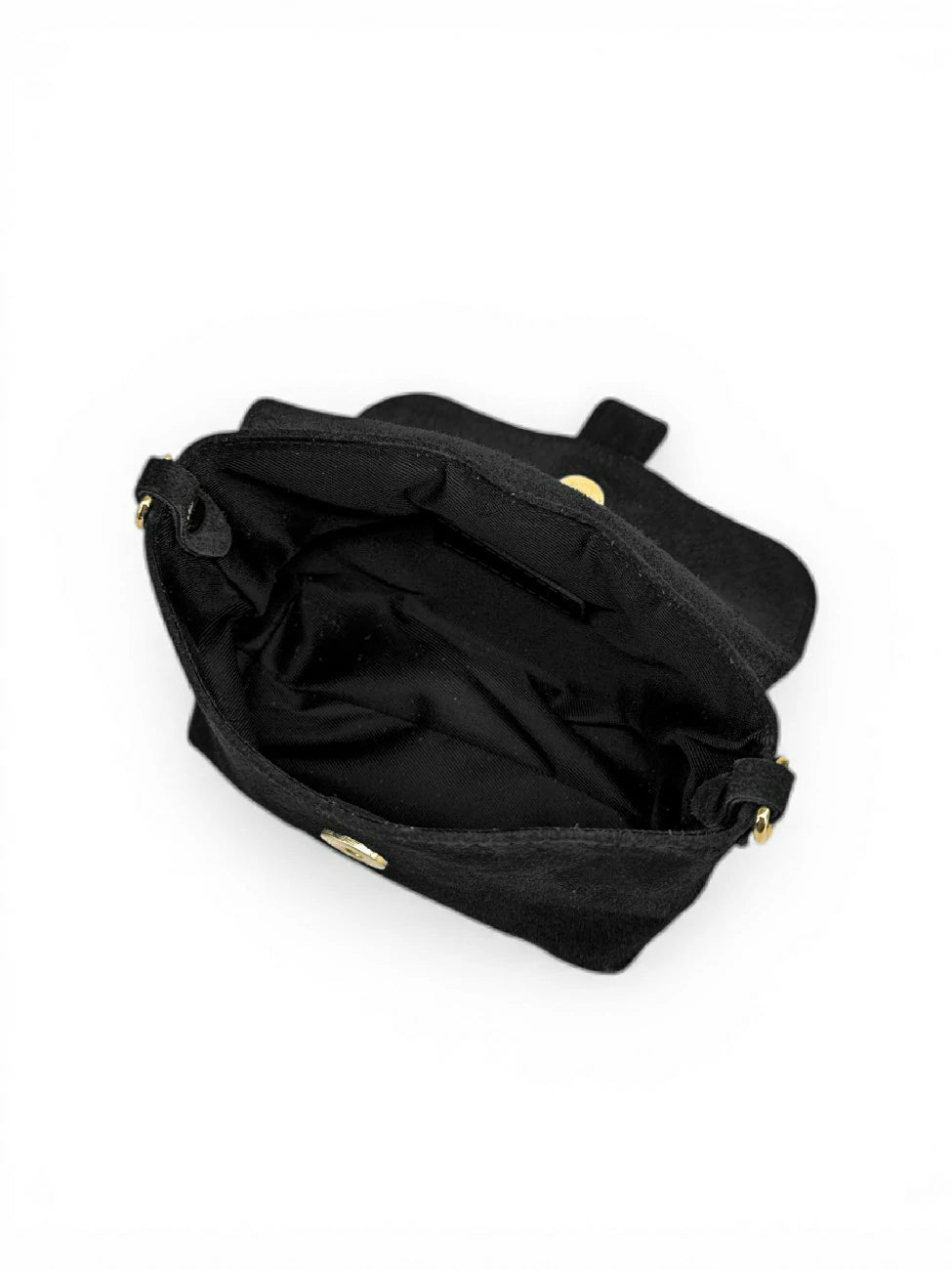 Micro borsa in pelle scamosciata BERLINGOT SUEDE Nero
