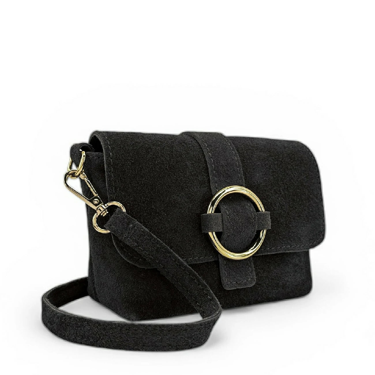 Bag main suede VERONE SUEDE Almond green