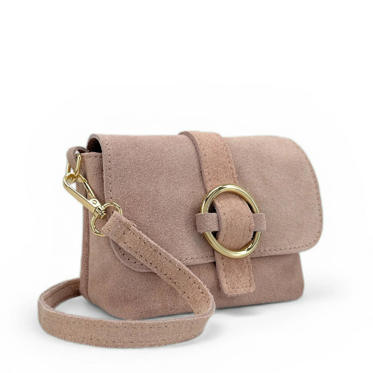 Bag main suede VERONE SUEDE Almond green