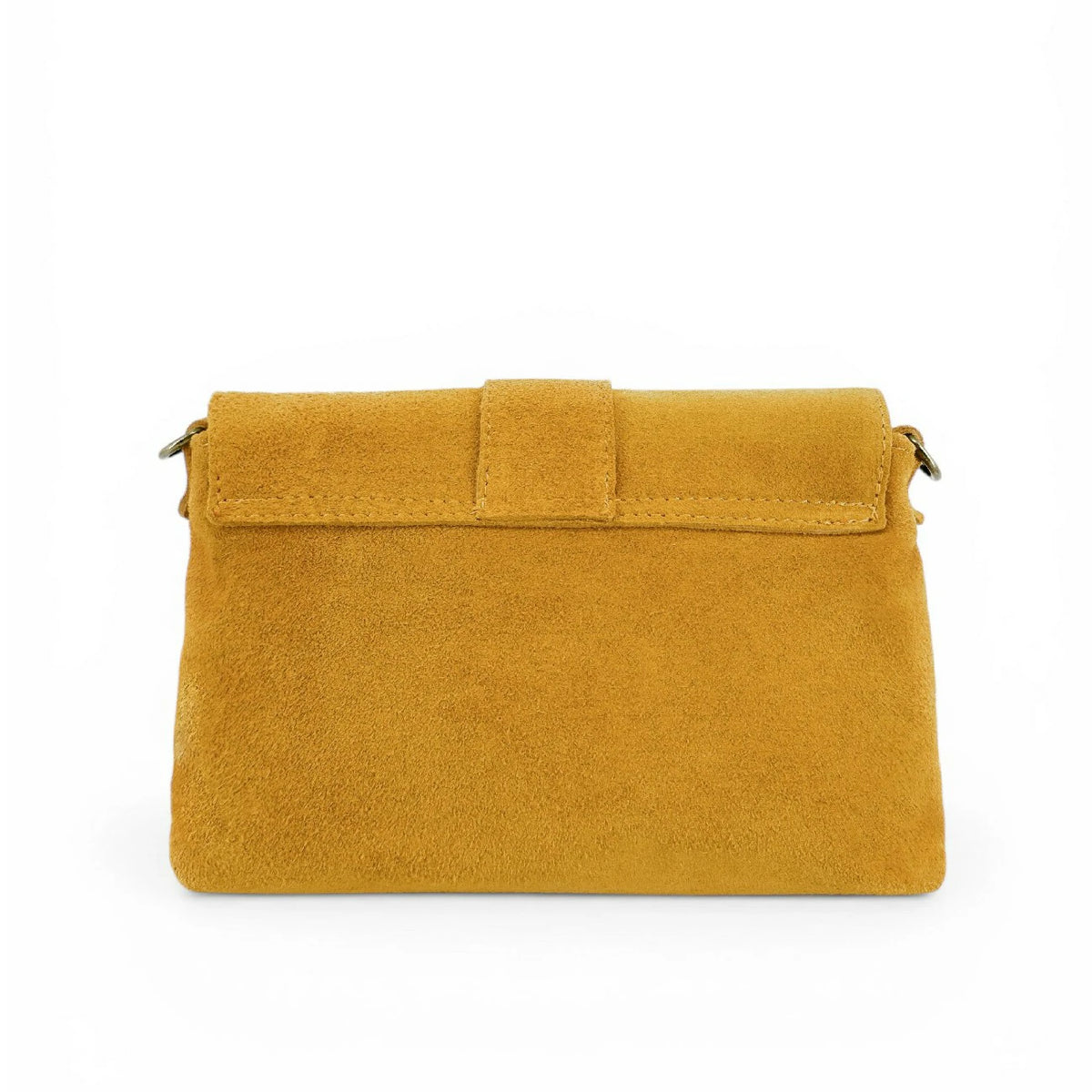 Handtasche aus Wildleder VERONE SUEDE Senfgelb