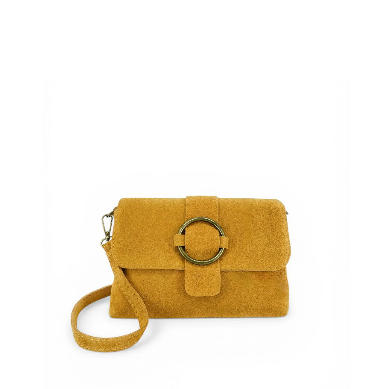 Bolsa main ante VERONE SUEDE Verde menta