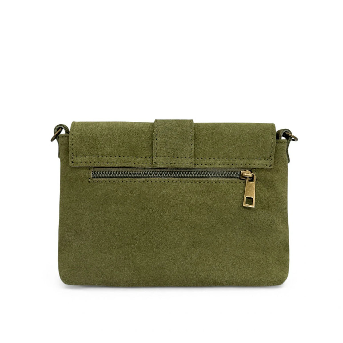Bolso de mano de ante VERONE SUEDE Caqui