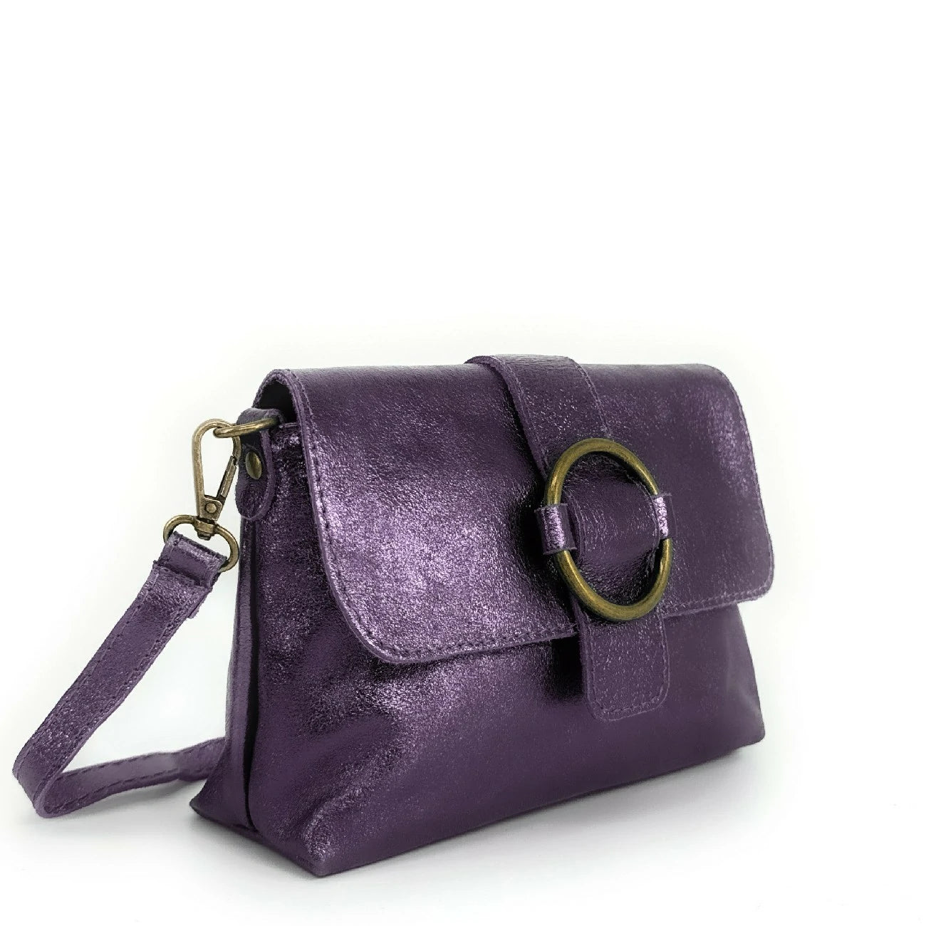 Mini borsa in pelle irise VERONE Turchese irise