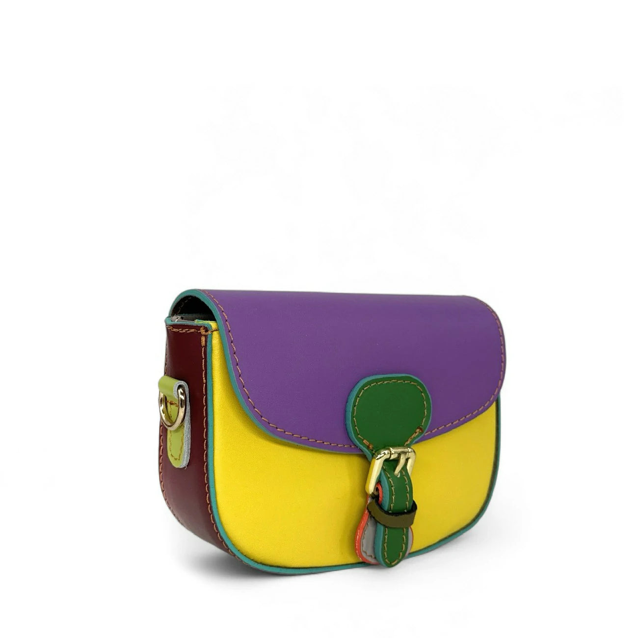 Mini-sac en cuir lisse MINI MADDY Multicolore 4