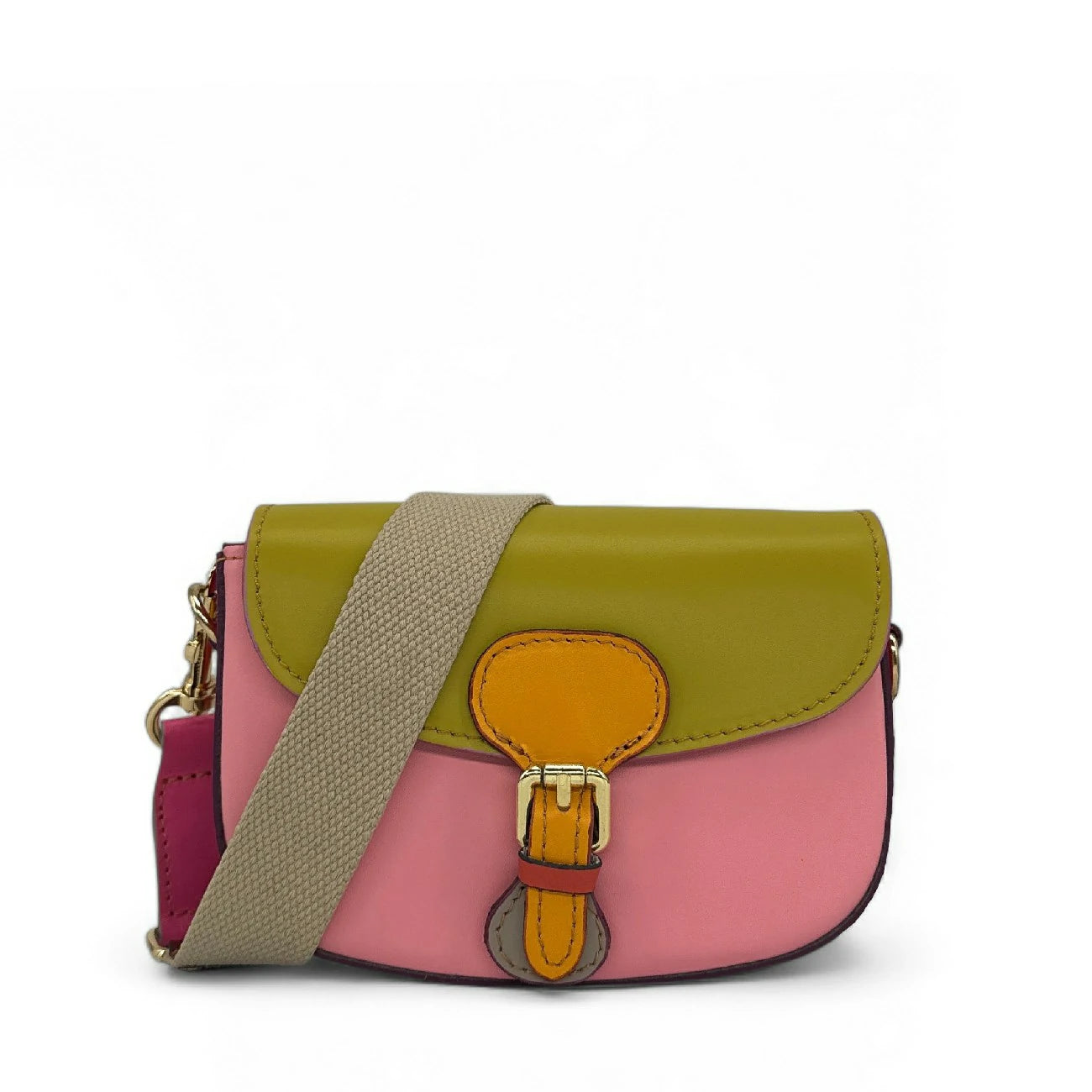 Mini-sac en cuir lisse MINI MADDY Multicolore 7