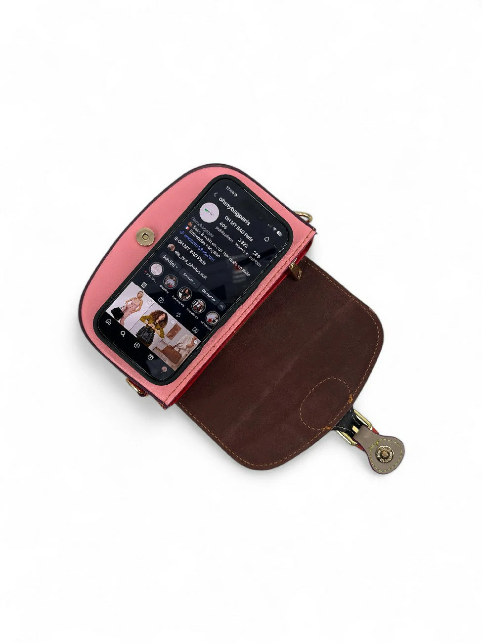 Mini-Tasche aus Glattleder MINI MADDY Mehrfarbig 7