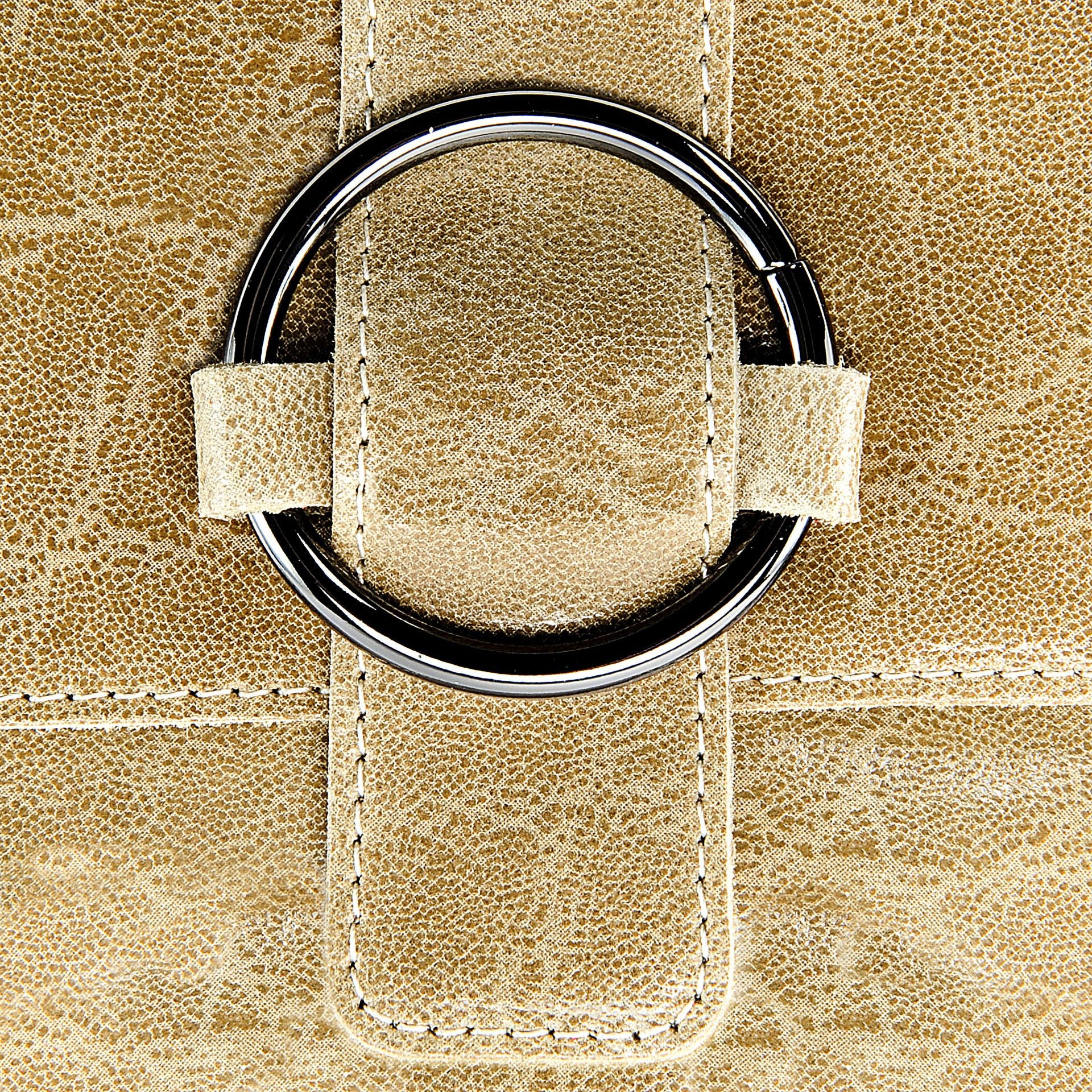 Mini sac en cuir lisse VERONE Taupe
