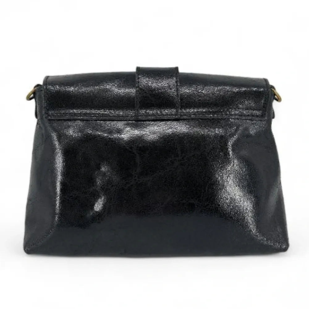 Mini sac en cuir lisse VERONE Noir