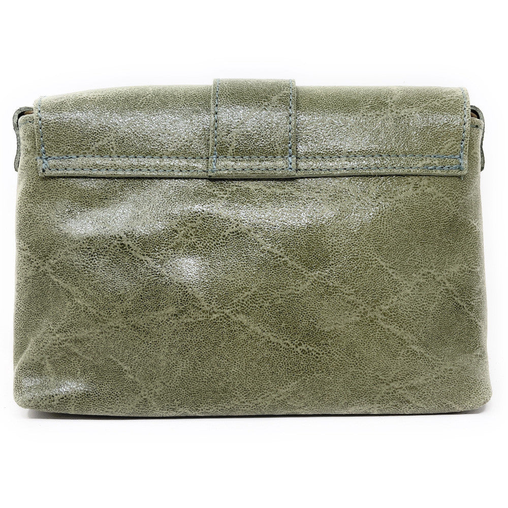 Mini sac en cuir lisse VERONE Vert pastel