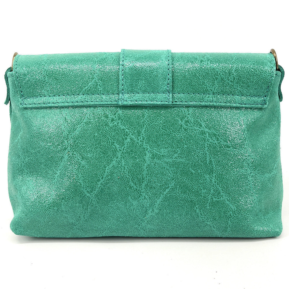 Mini sac en cuir lisse VERONE Lagon