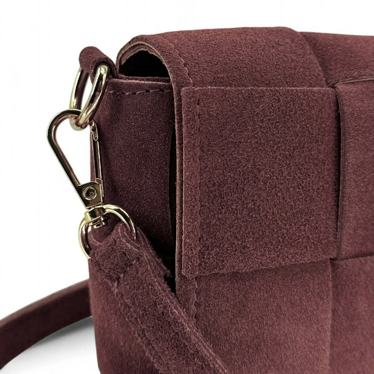 Micro bolso de ante TWENTY TWO Burdeos