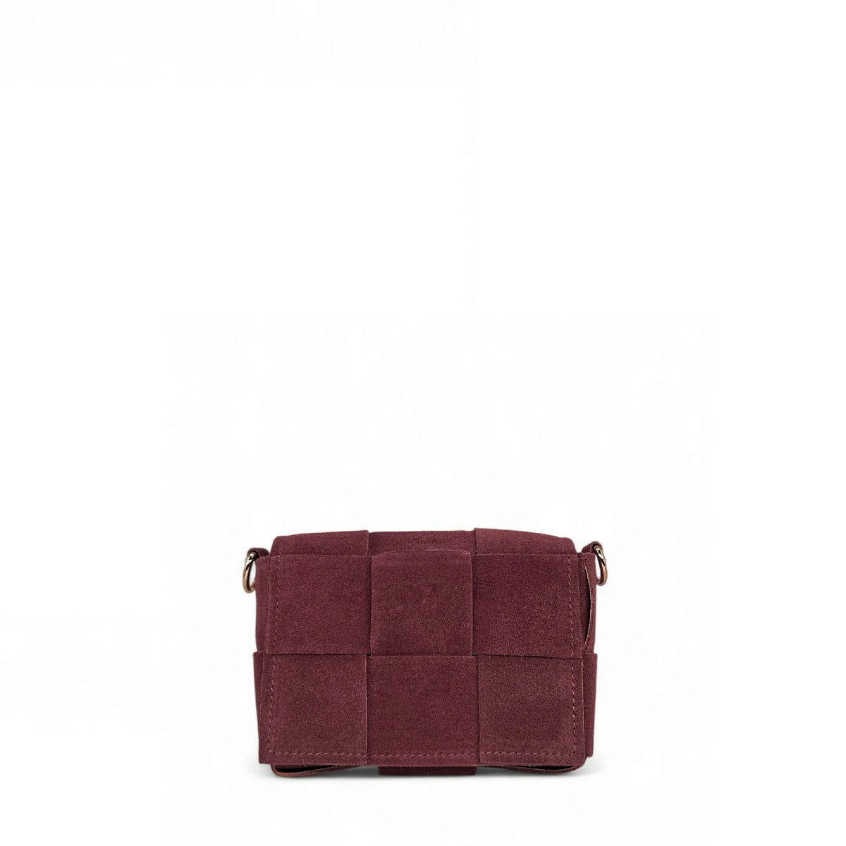 Micro bolso de ante TWENTY TWO Burdeos