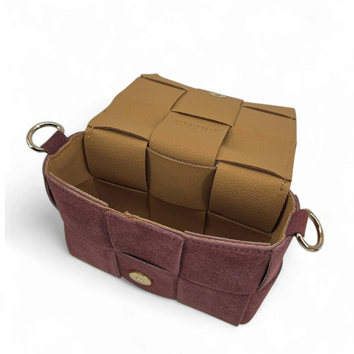 Micro bolso de ante TWENTY TWO Burdeos