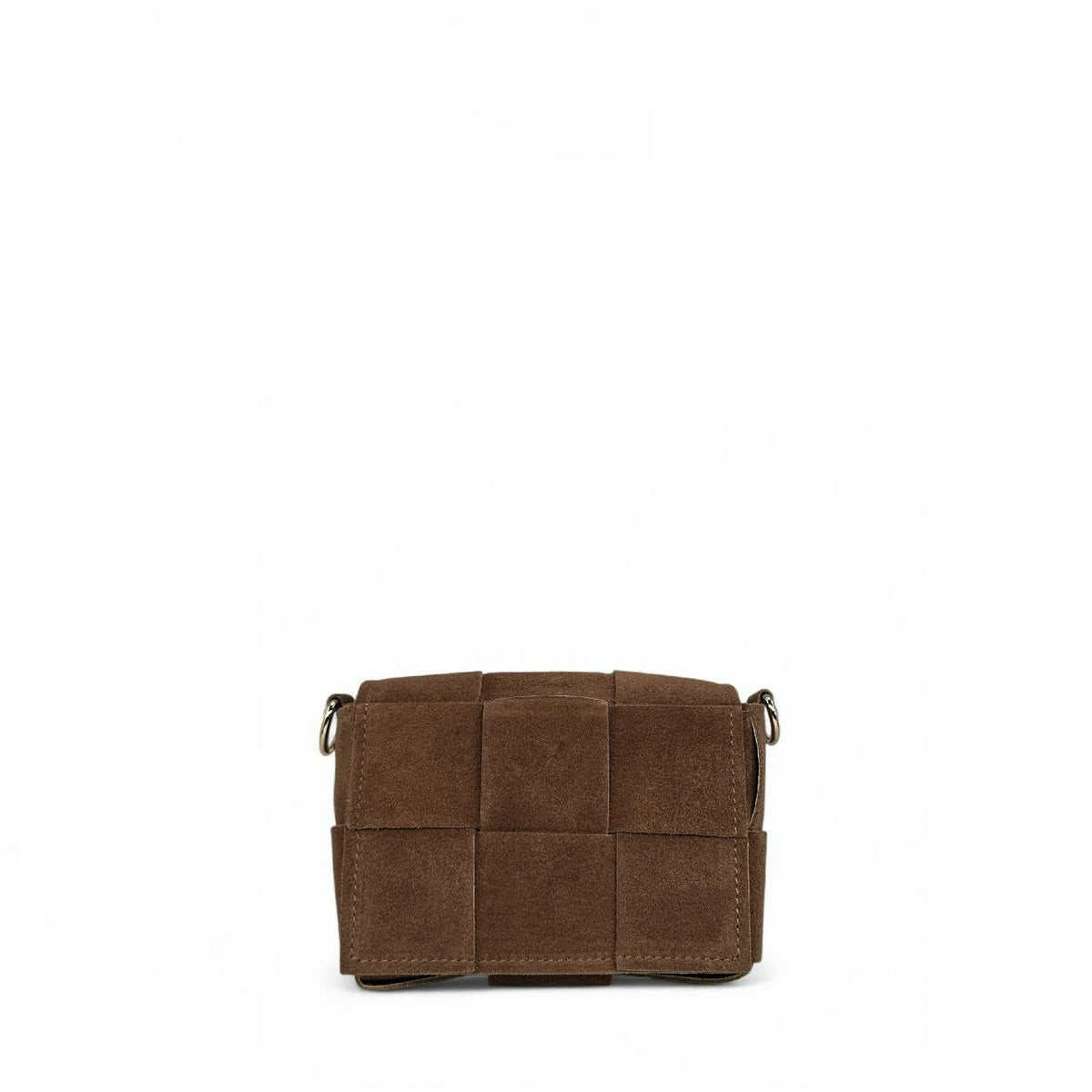 Micro-Tasche aus Wildleder TWENTY TWO Schokolade