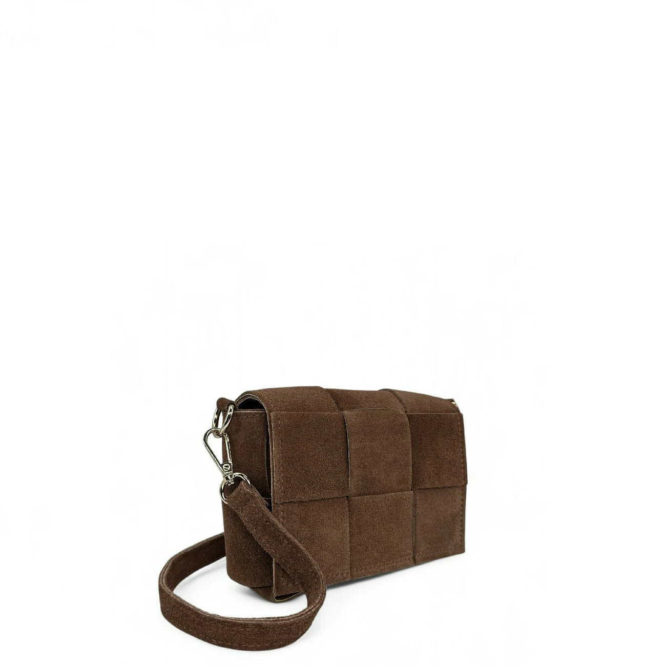 Micro sac en daim TWENTY TWO Chocolat