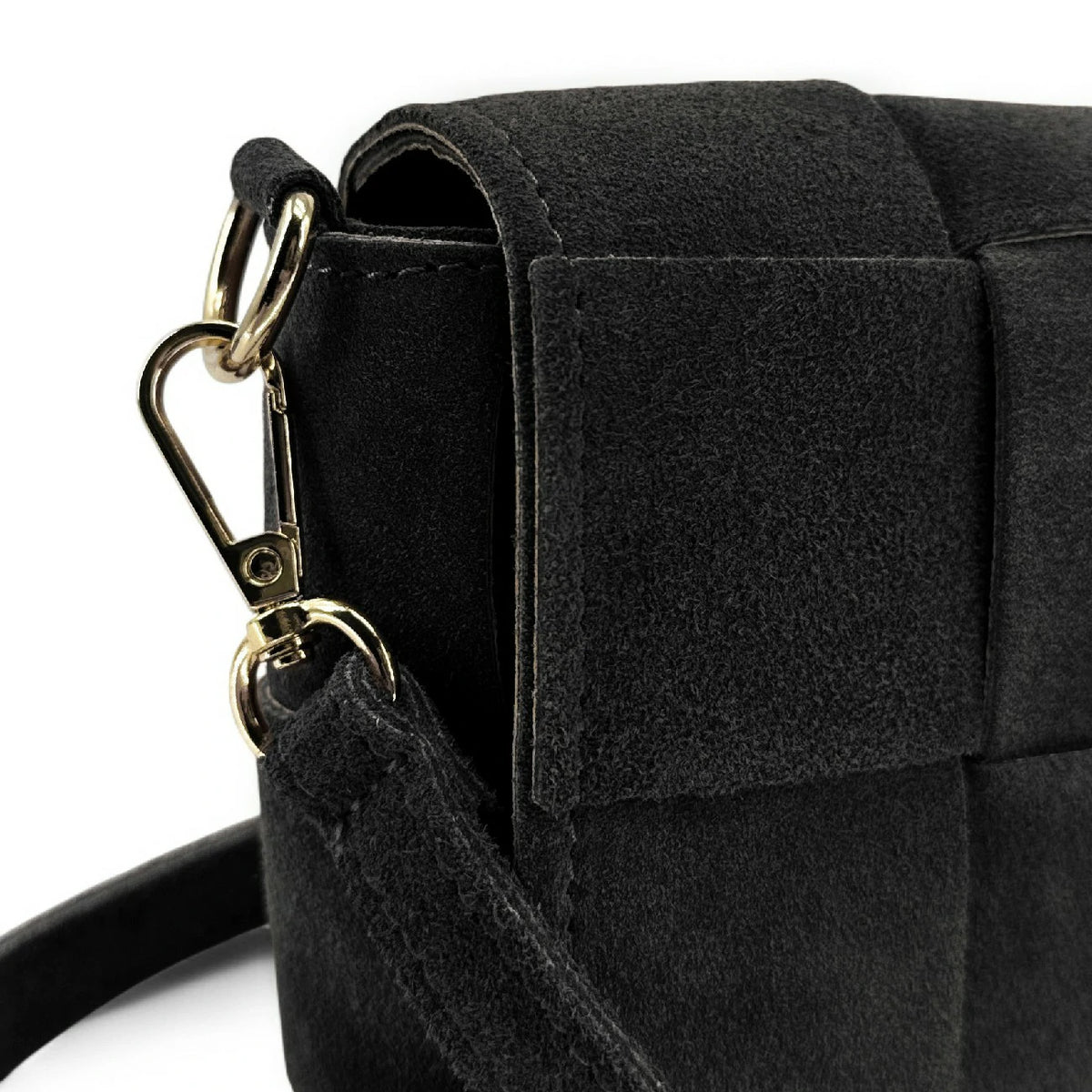 Micro bolso de ante TWENTY TWO Negro