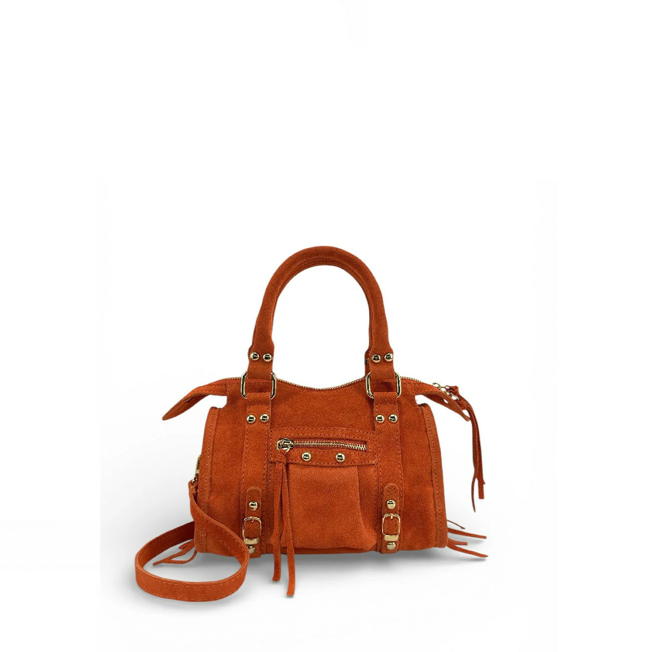 Mini-sac en daim STORM SUEDE NANO Orange mandarine