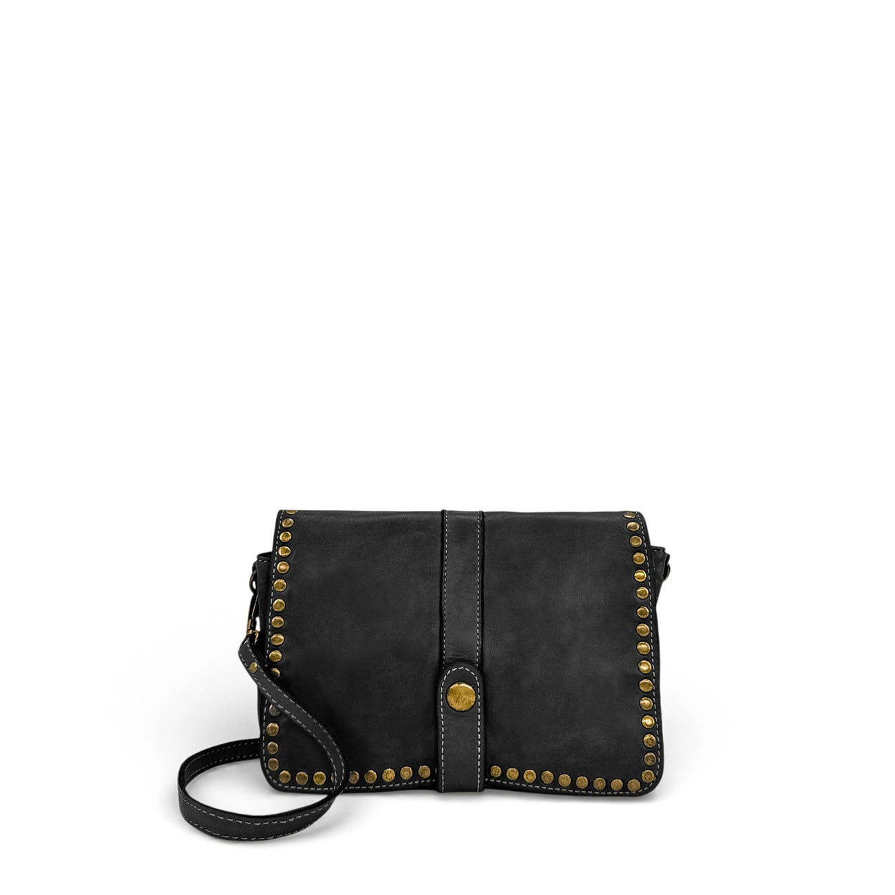 Borsa besace cinturino in pelle vintage MISS SHAN Noir
