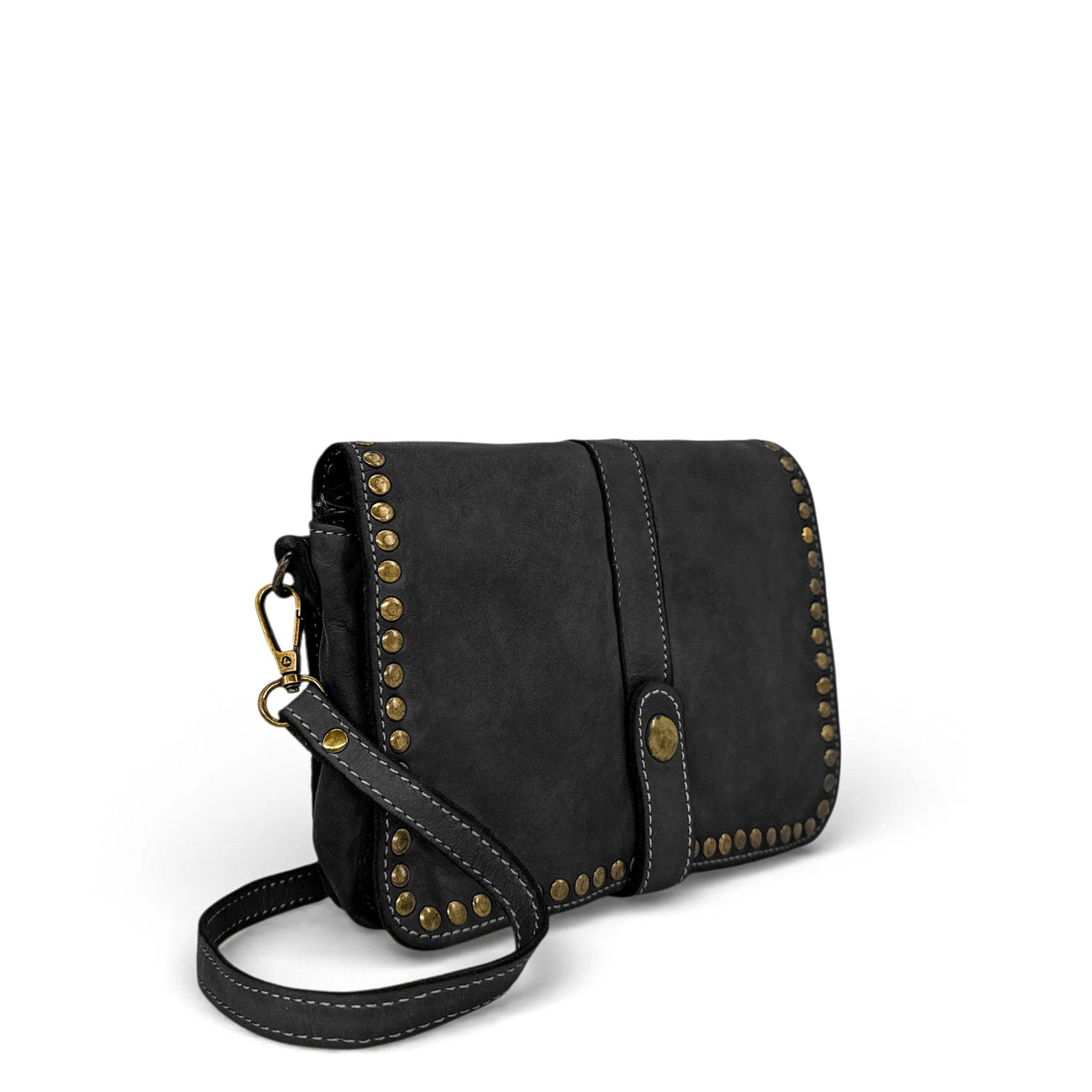 Borsa besace cinturino in pelle vintage MISS SHAN Noir
