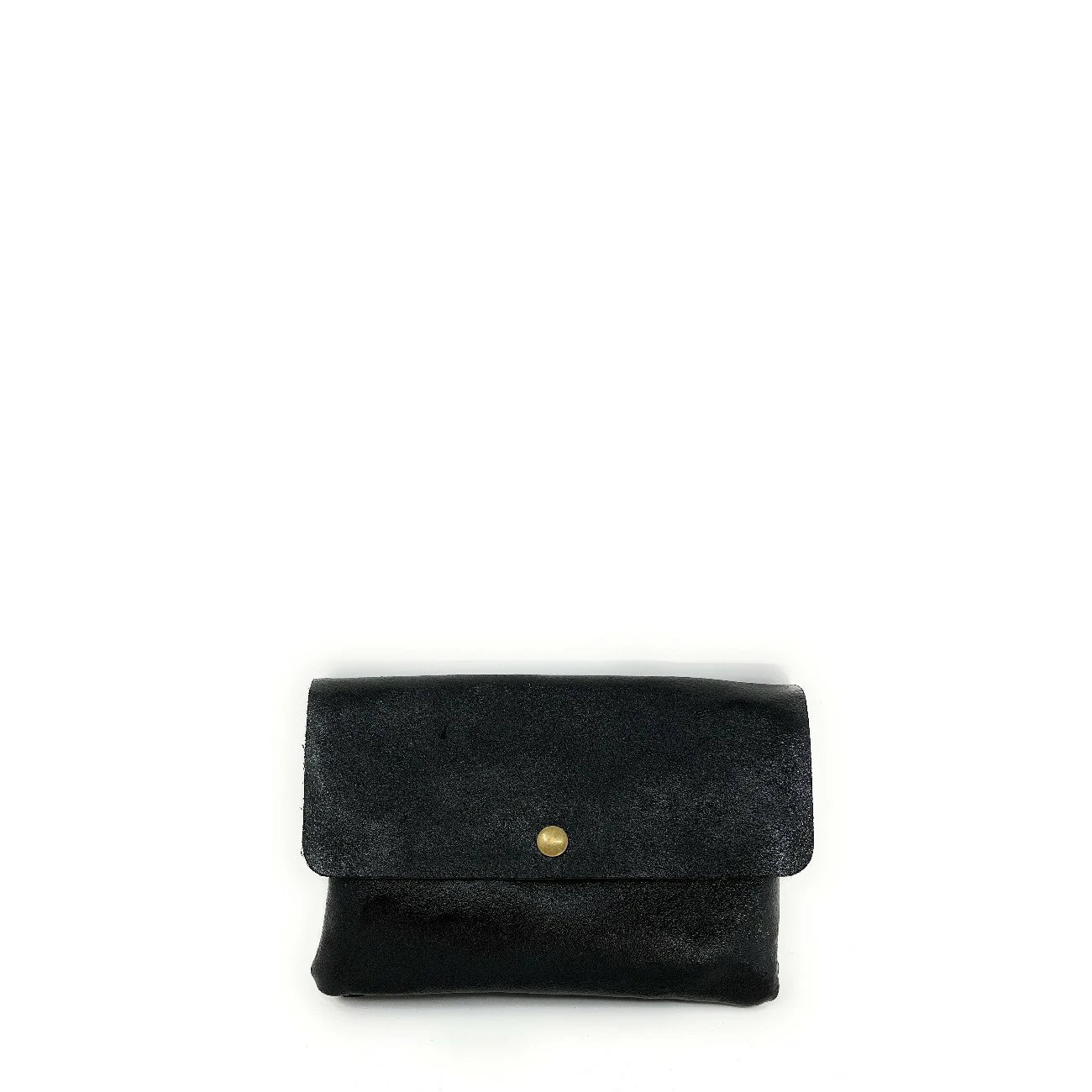 Sac pochette en cuir irisé MAELIA Noir