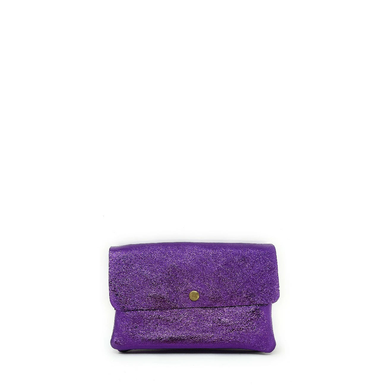 Sac pochette en cuir irisé MAELIA Violet améthyste