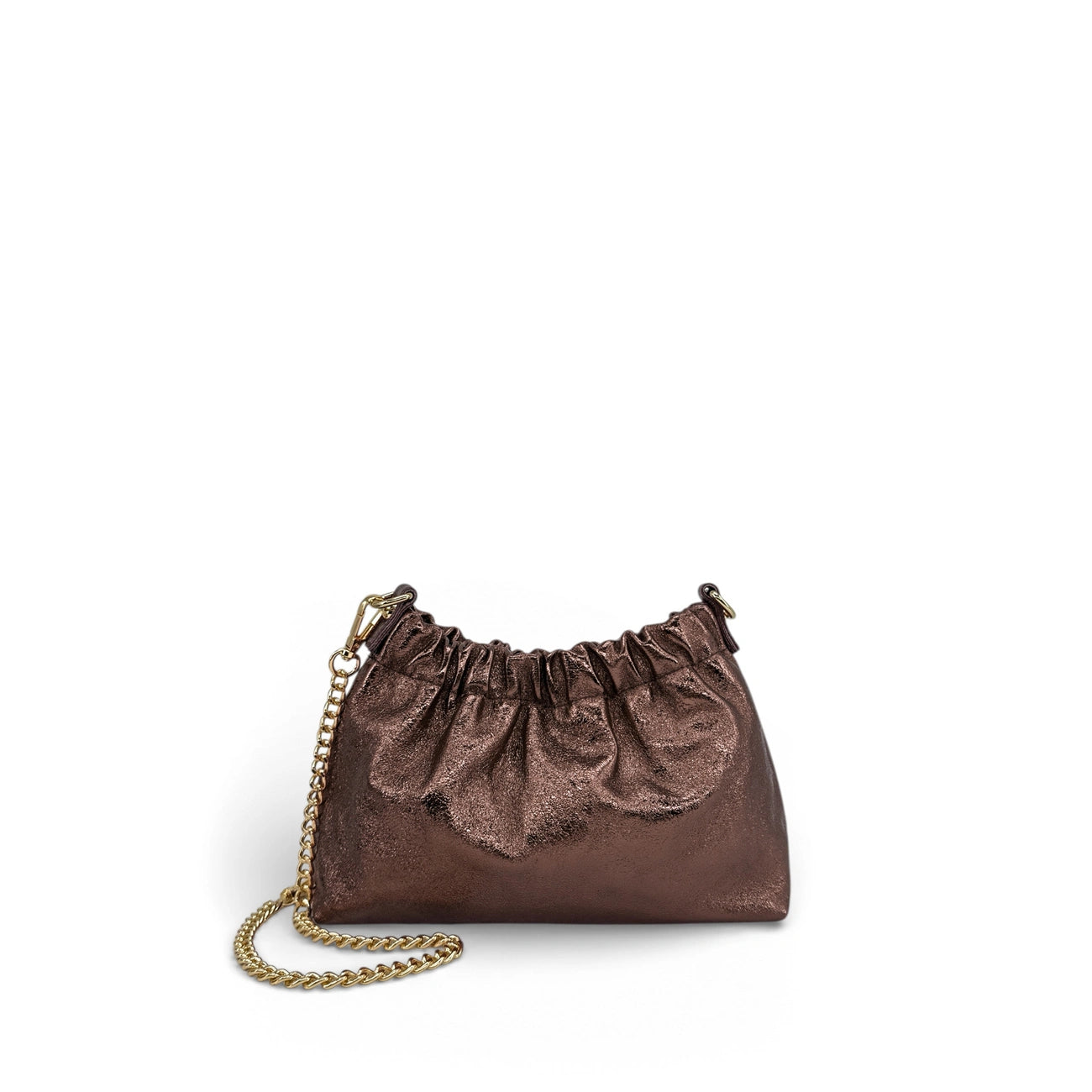 Bolso de cuero grano POUCHINETTE Blanco