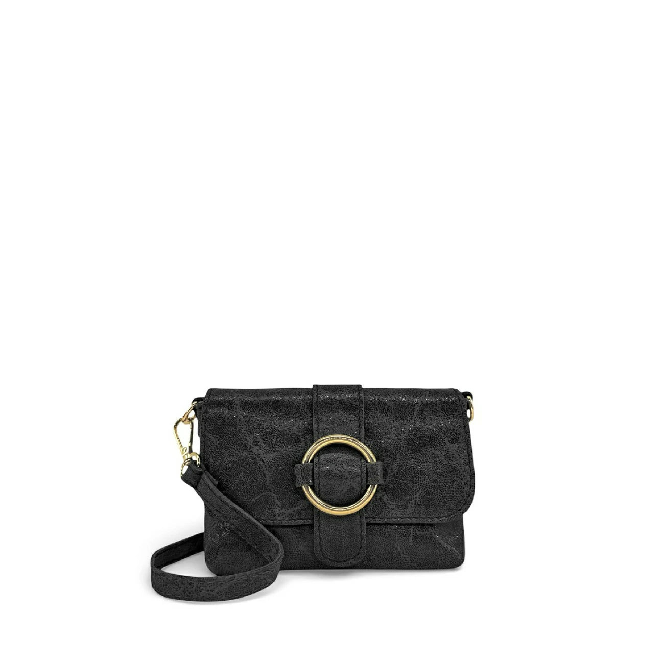 Mini sac en cuir brossé LITTLE VERONE Noir