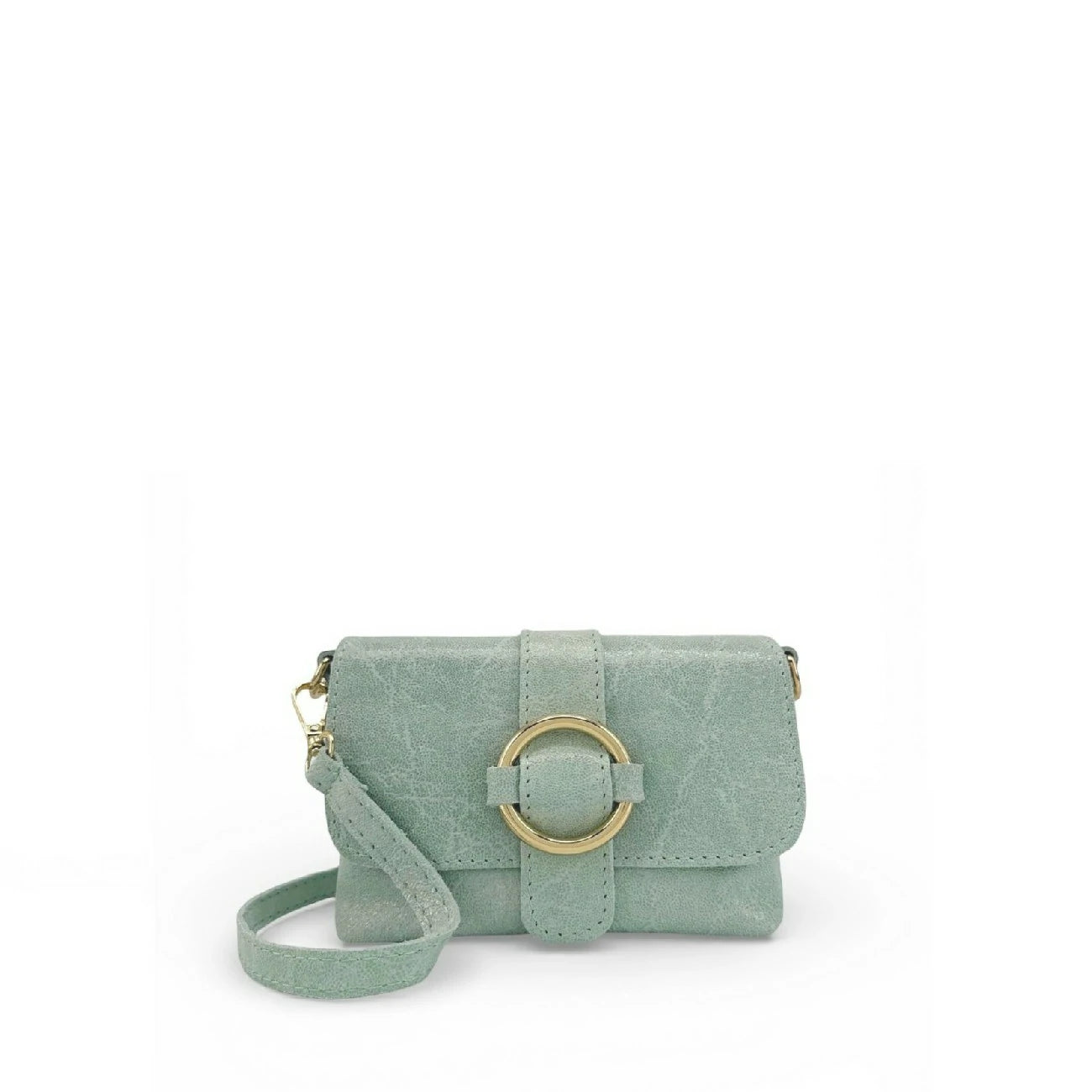 Bag main suede VERONE SUEDE Almond green