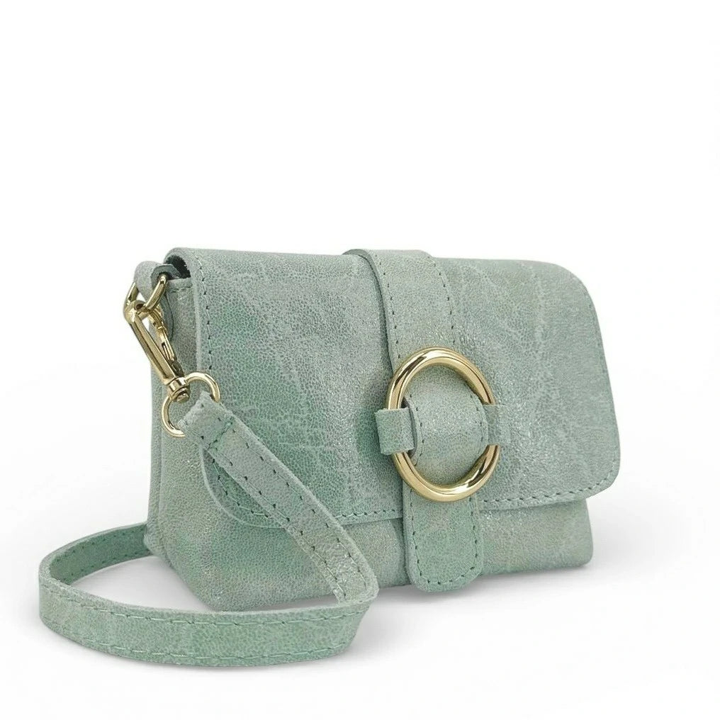 Bag main suede VERONE SUEDE Almond green