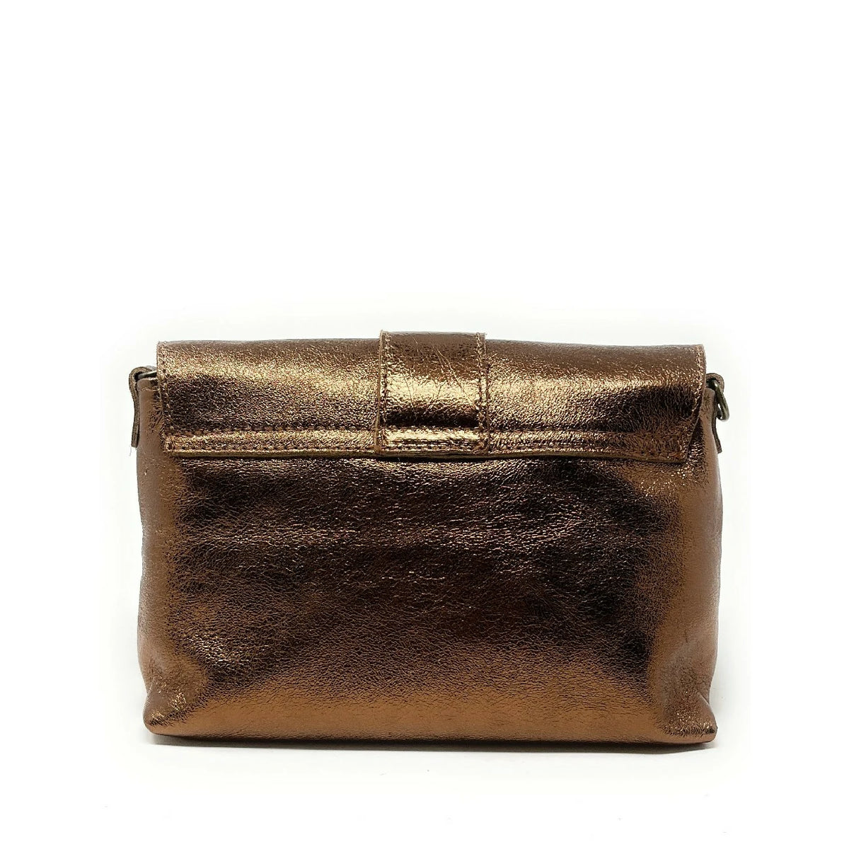 Mini borsa in pelle iridescente VERONE Bronzo