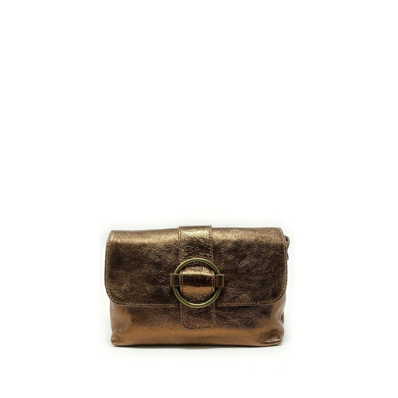 Mini sac en cuir irisé VERONE Bronze