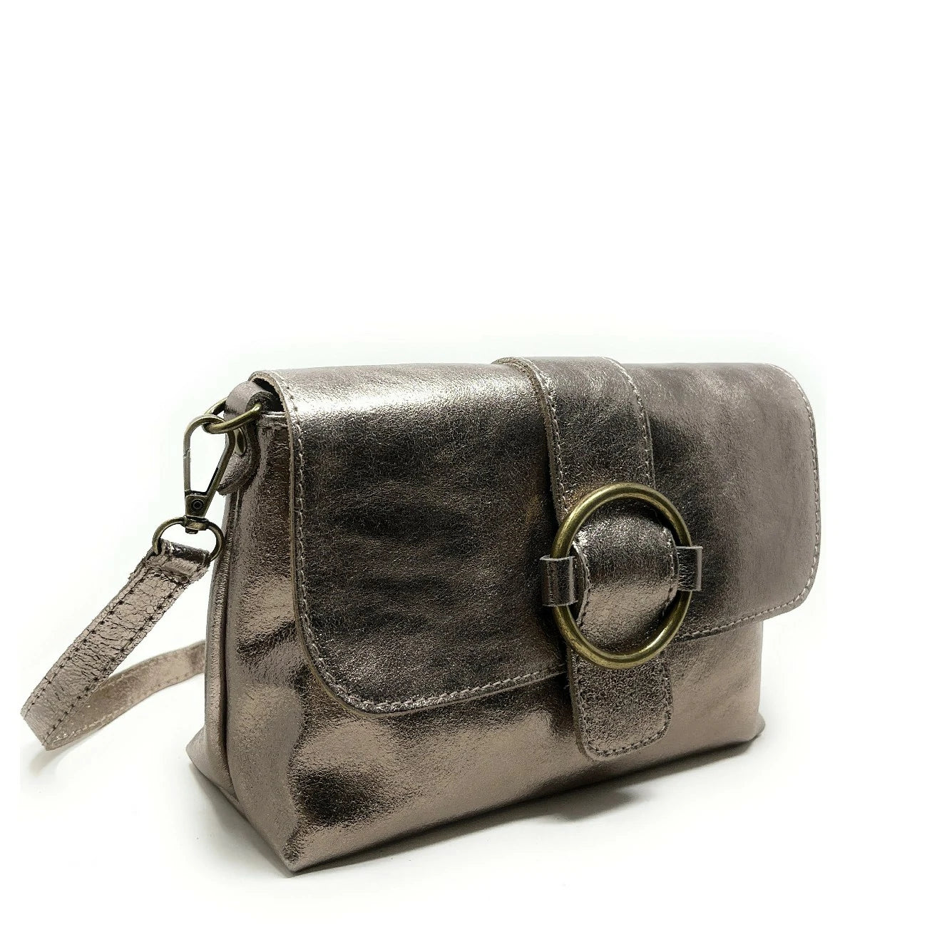 Mini bolso de cuero irismi VERONE Champán irismi