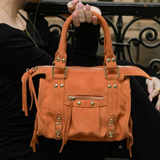 Sac À Main Sylvain Lefebvre Cuir Marron Fonce - I607 à Prix Sac À Main Sylvain Lefebvre Cuir Marron Fonce - I607 à Prix