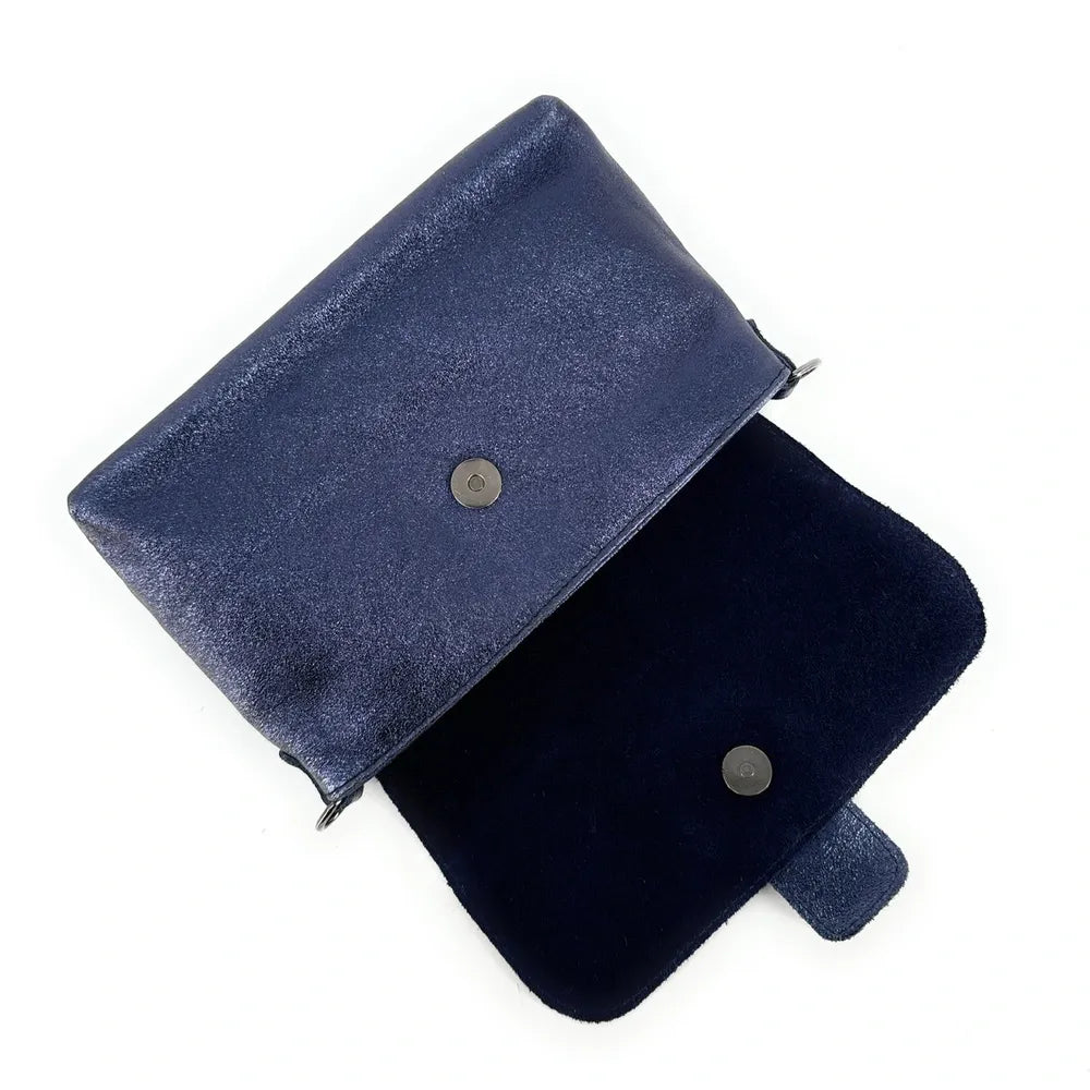 Mini sac en cuir irisé VERONE Nuit étoilée