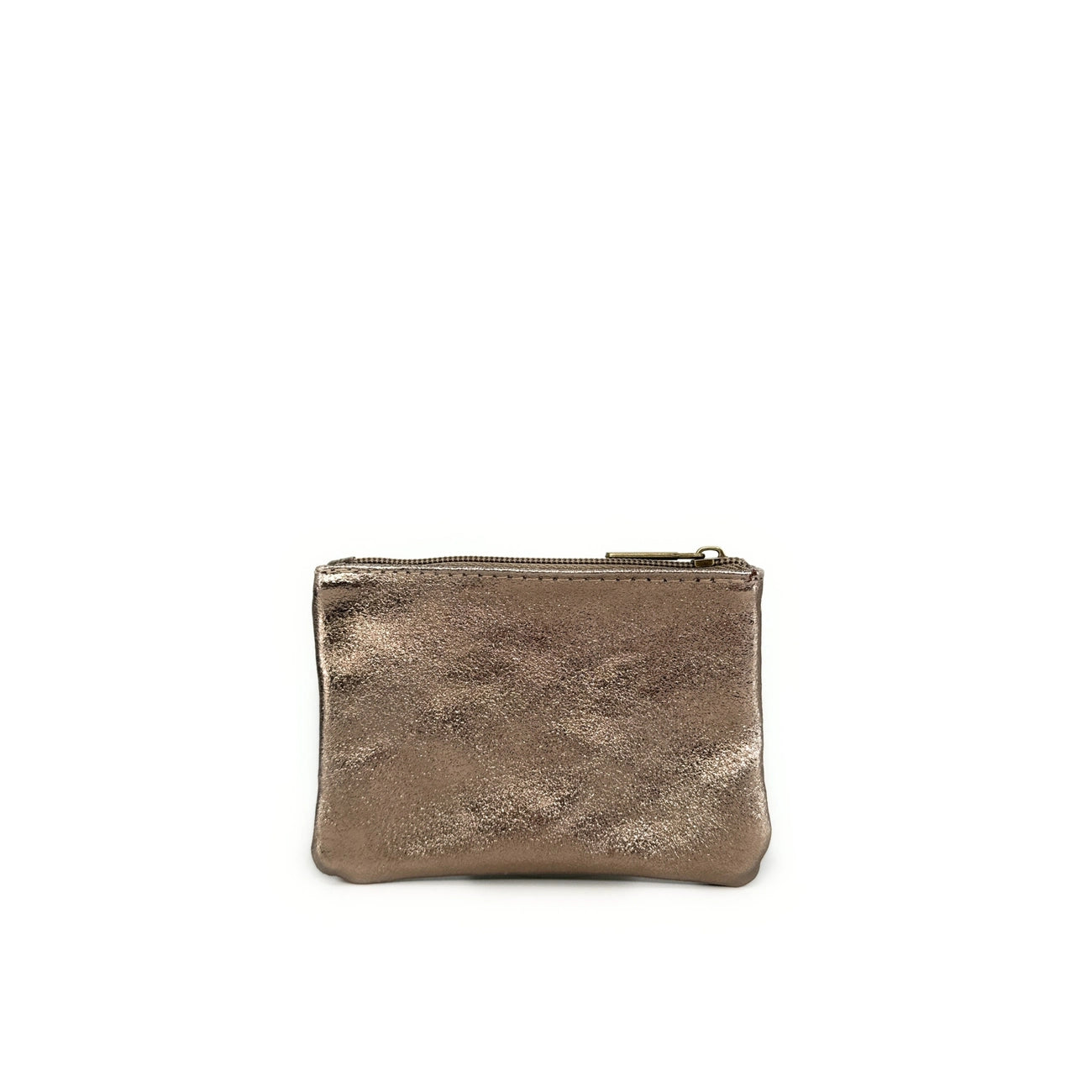 GLOW PURSE iridescent leather pouch Iridescent Champagne