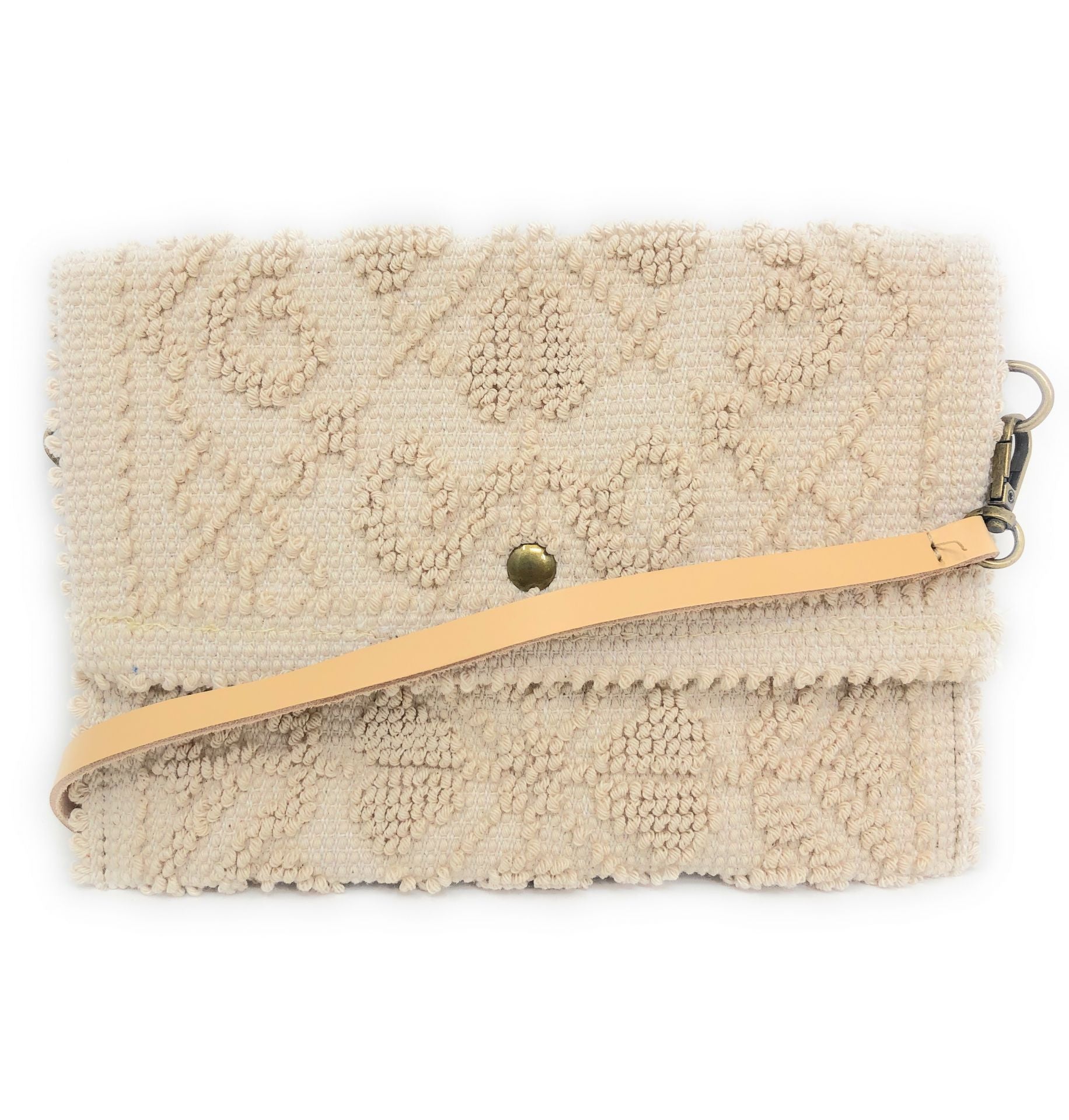 Pochette en tissu MOTU Beige crème