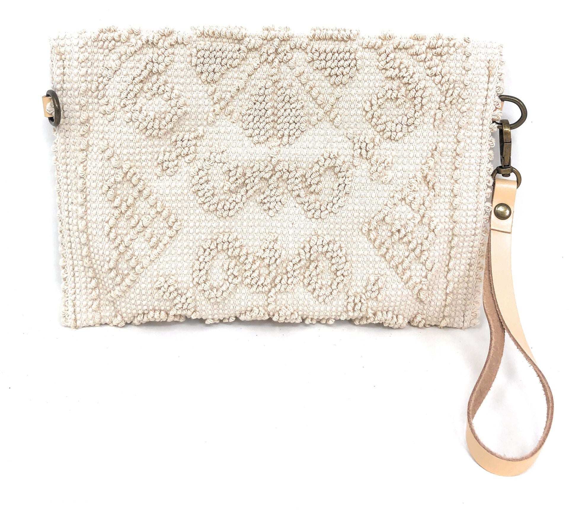 Pochette en tissu MOTU Beige crème