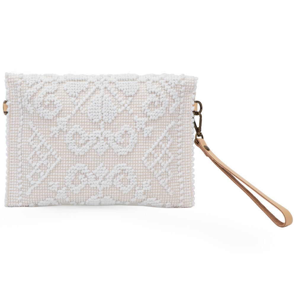 Pochette en tissu MOTU Blanc