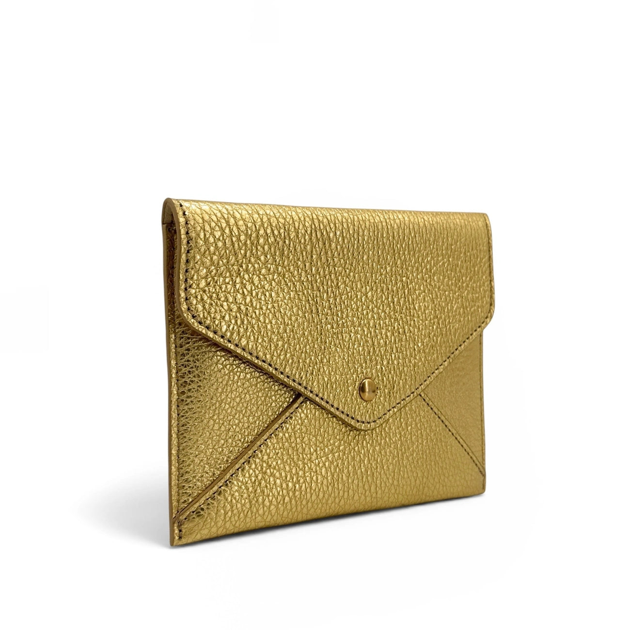 Clutch sobre de piel tornasolada ROMY dorado