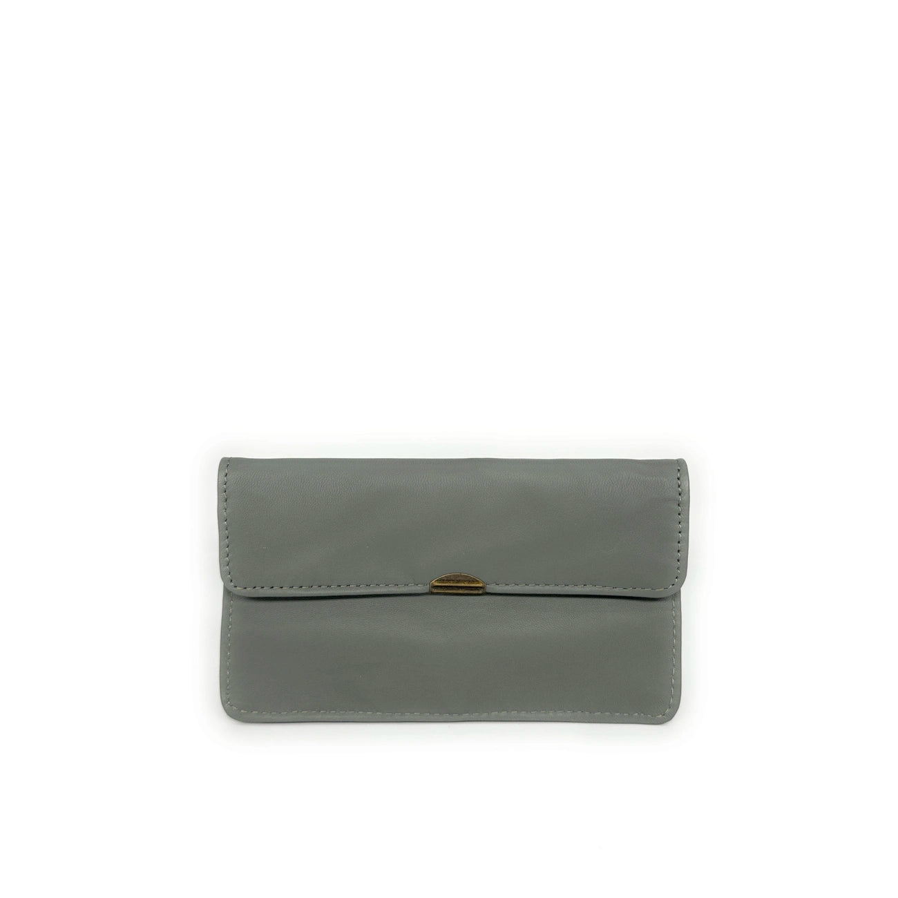 Bolsa de billetera de cuero suave IMPRO Clear caki