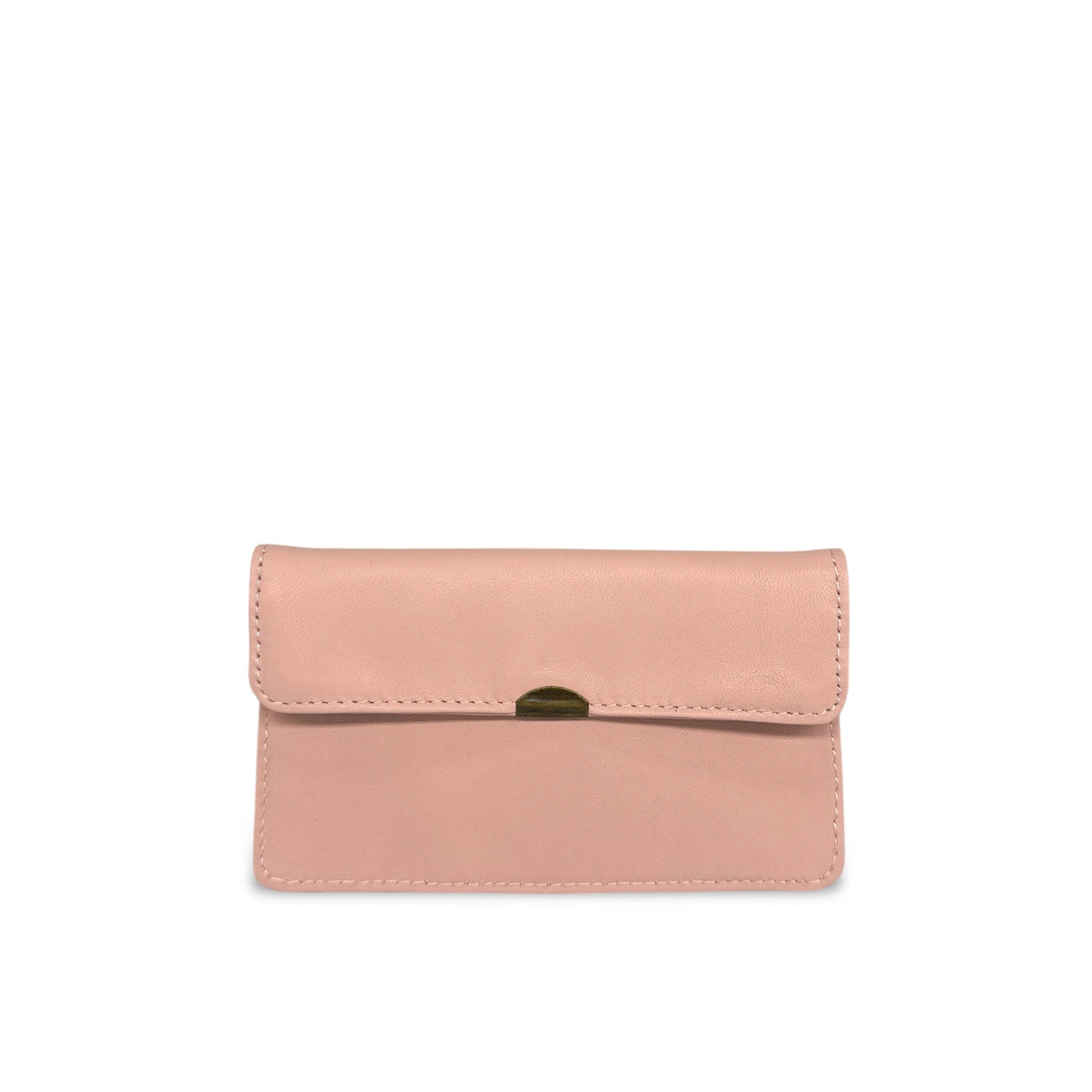 Geldbörsen-Clutch aus Glattleder IMPRO Nude-Rosa