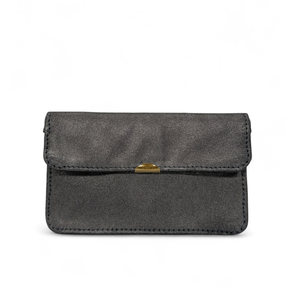 Pochette porte-monnaie en cuir irisé IMPRO Marron glacé
