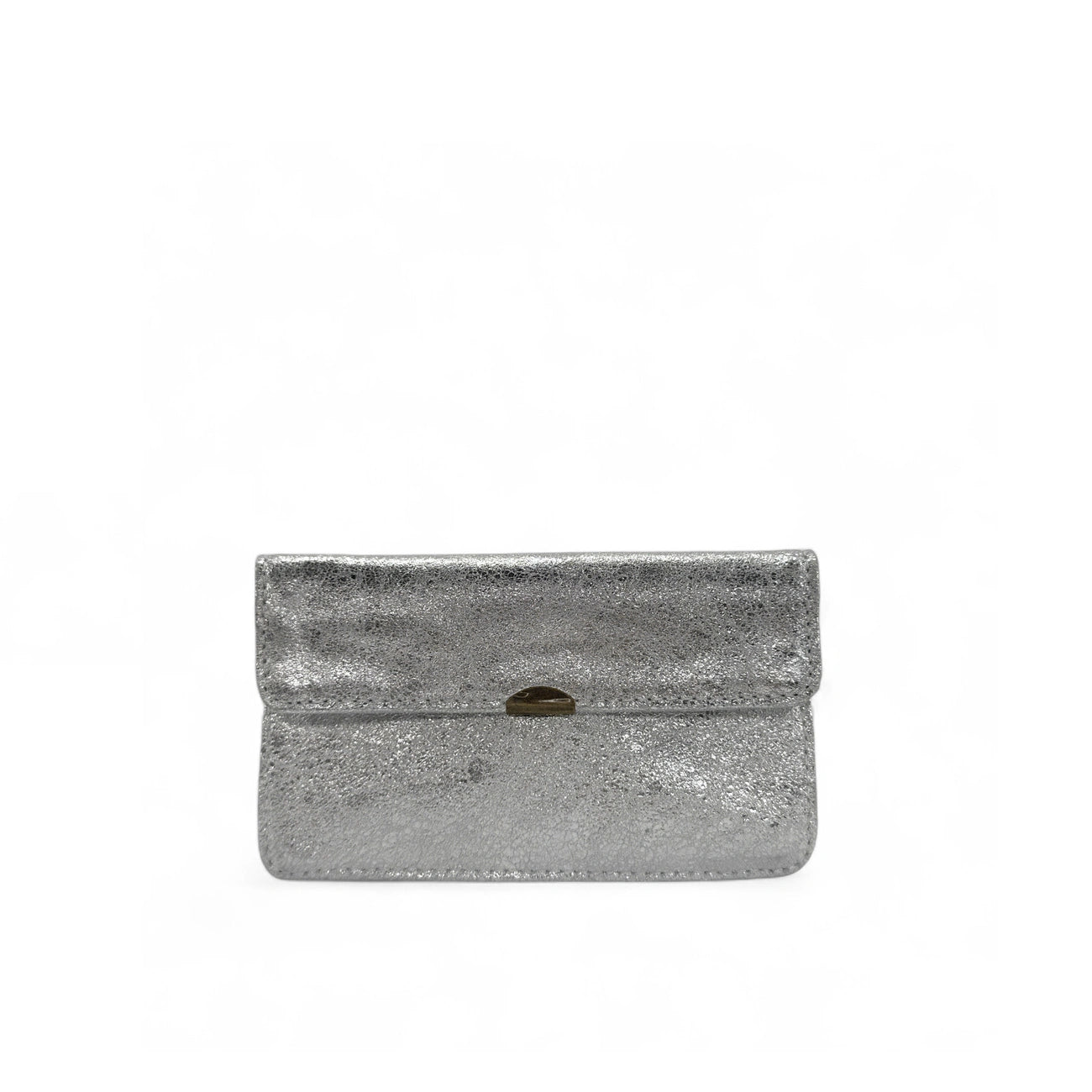 Pochette porte-monnaie en cuir irisé IMPRO Argent clair