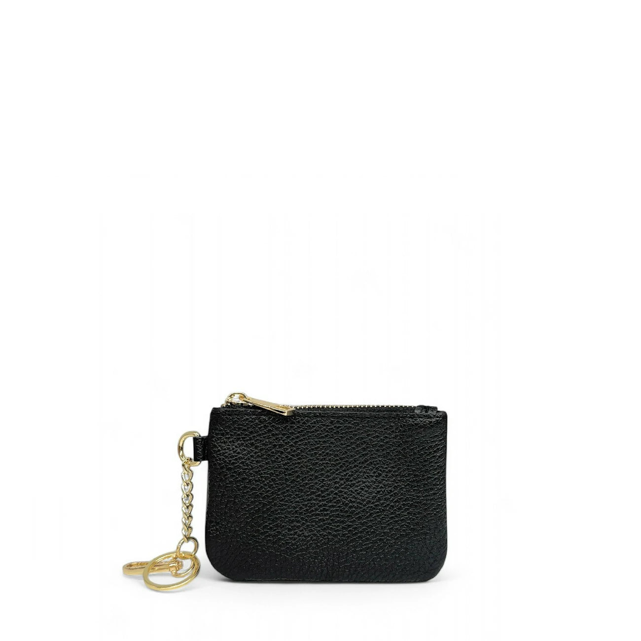 Leather keychain wallet irise POCKET Pale gold