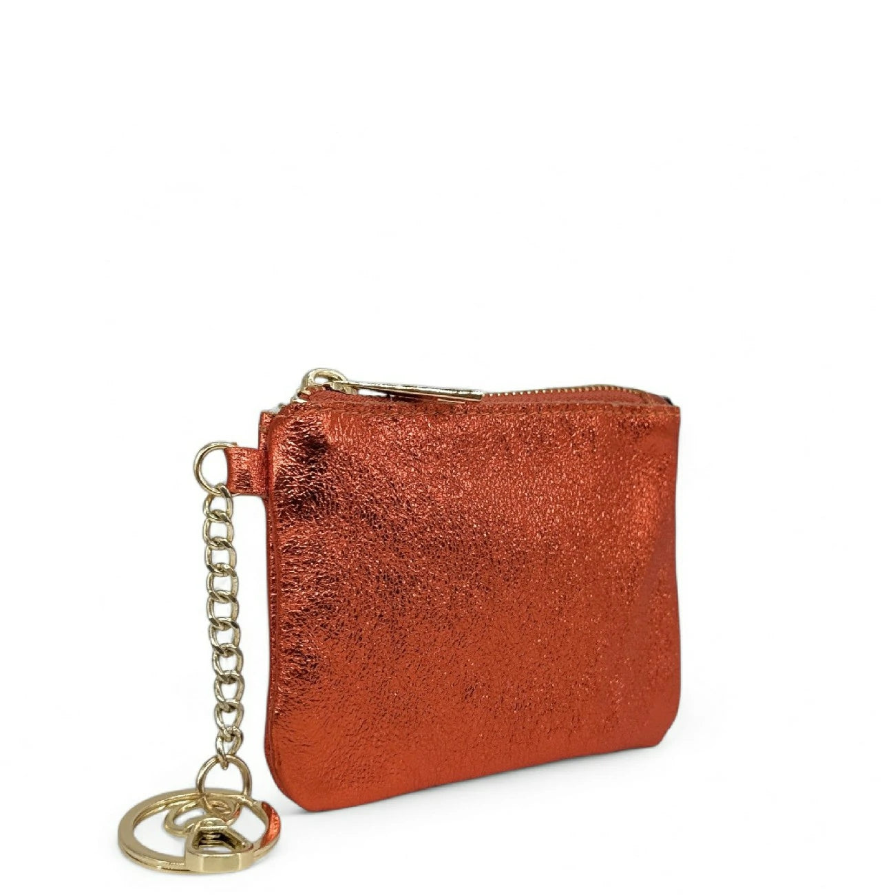 Portafoglio portachiavi in ​​pelle irise POCKET Oro pallido