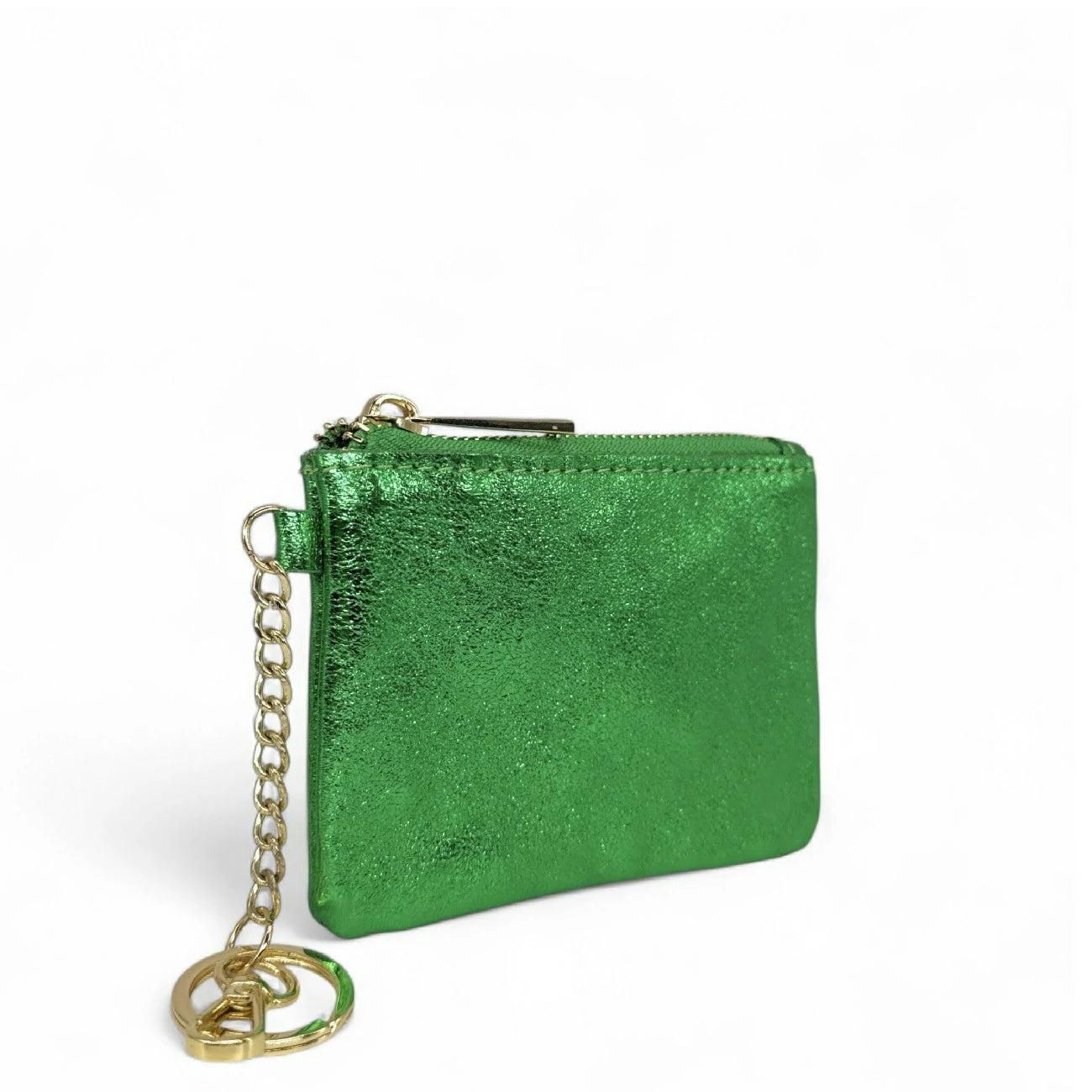 Portafoglio portachiavi in ​​pelle irise POCKET Oro pallido