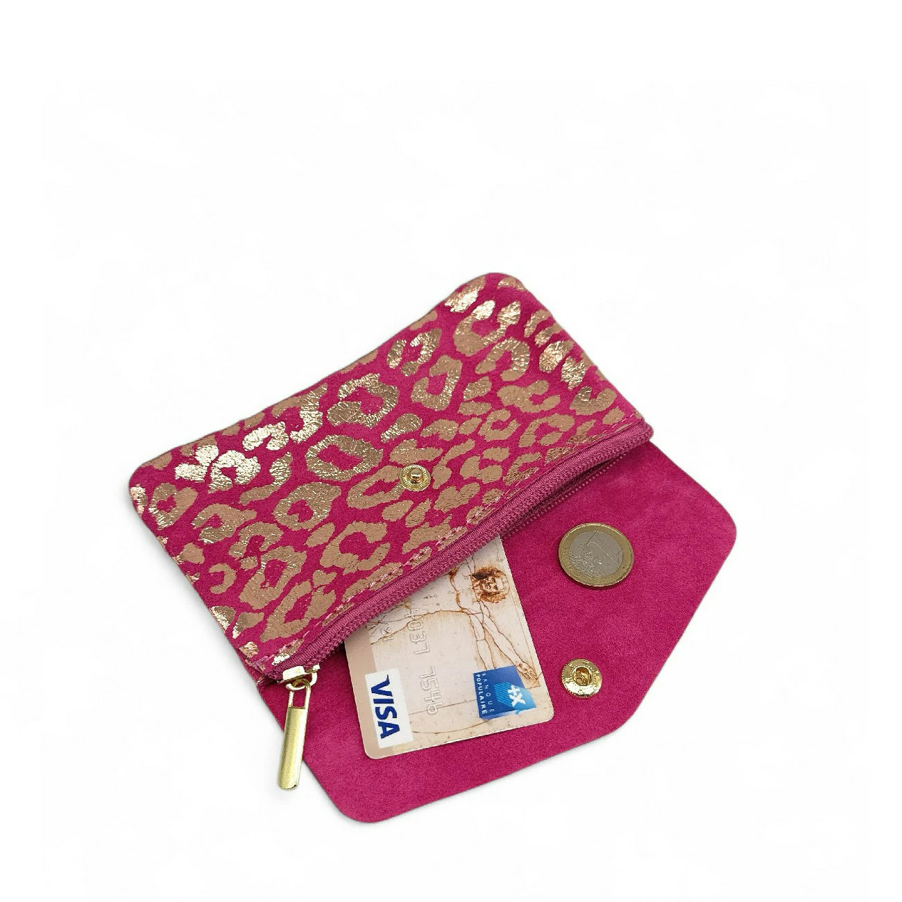 Parave in pelle scamosciata COMBI LEO Rose gold