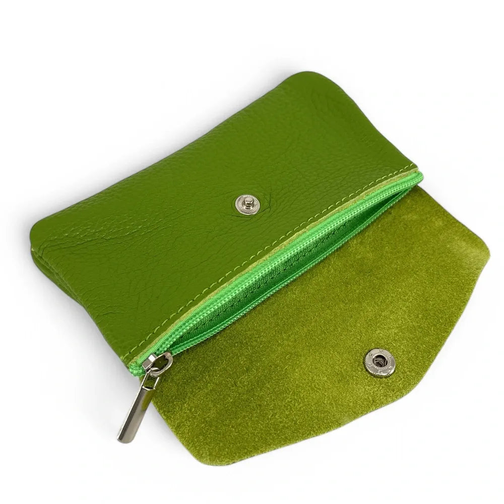 Pochette porte-monnaie en cuir grainé COMPO Avocat