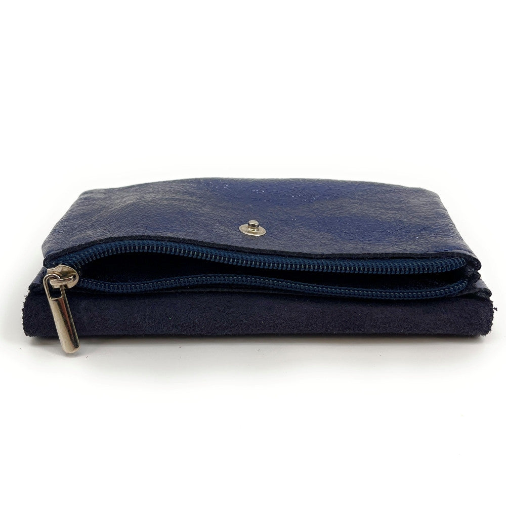 Pochette porte-monnaie en cuir irisé COMPO Nuit étoilée