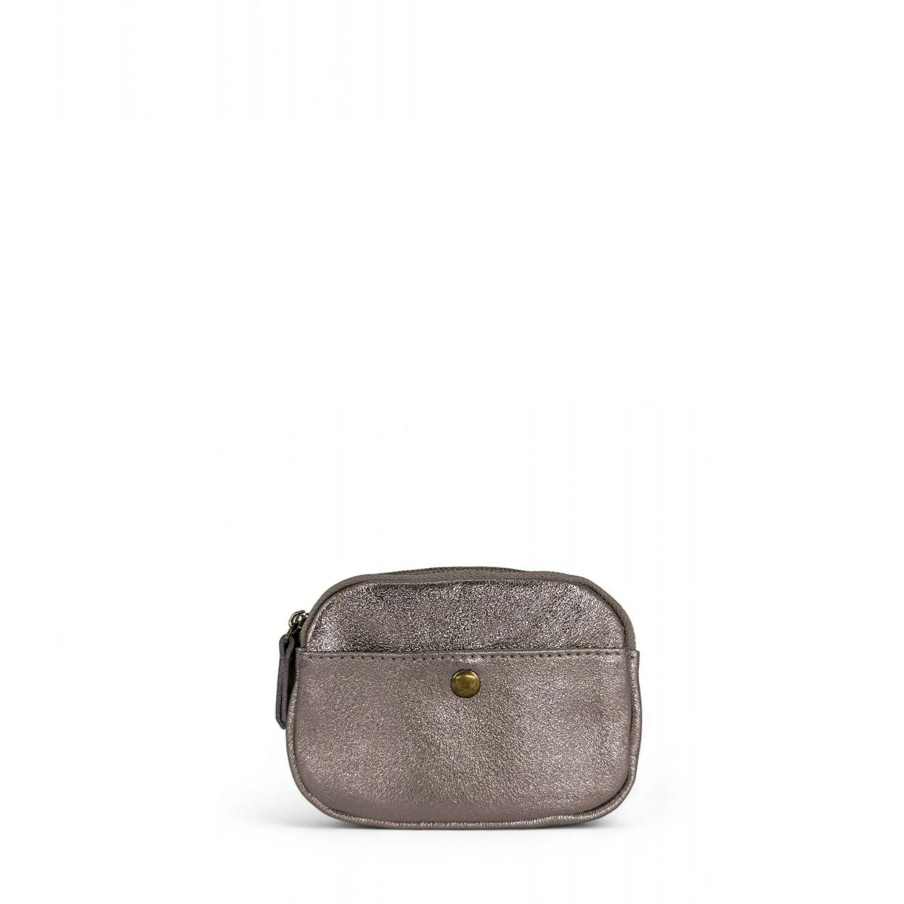 Leather wallet pouch irise ZIPPY Champagne irise